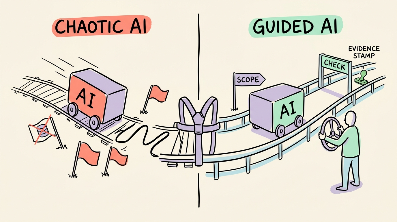 Chaotic AI vs Guided AI